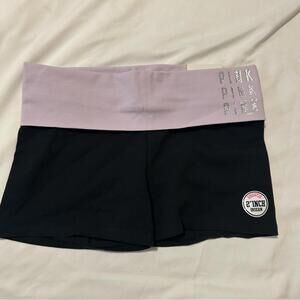 Y2K PINK Victoria Secret Bling YOGA SHORTIE SHORTS